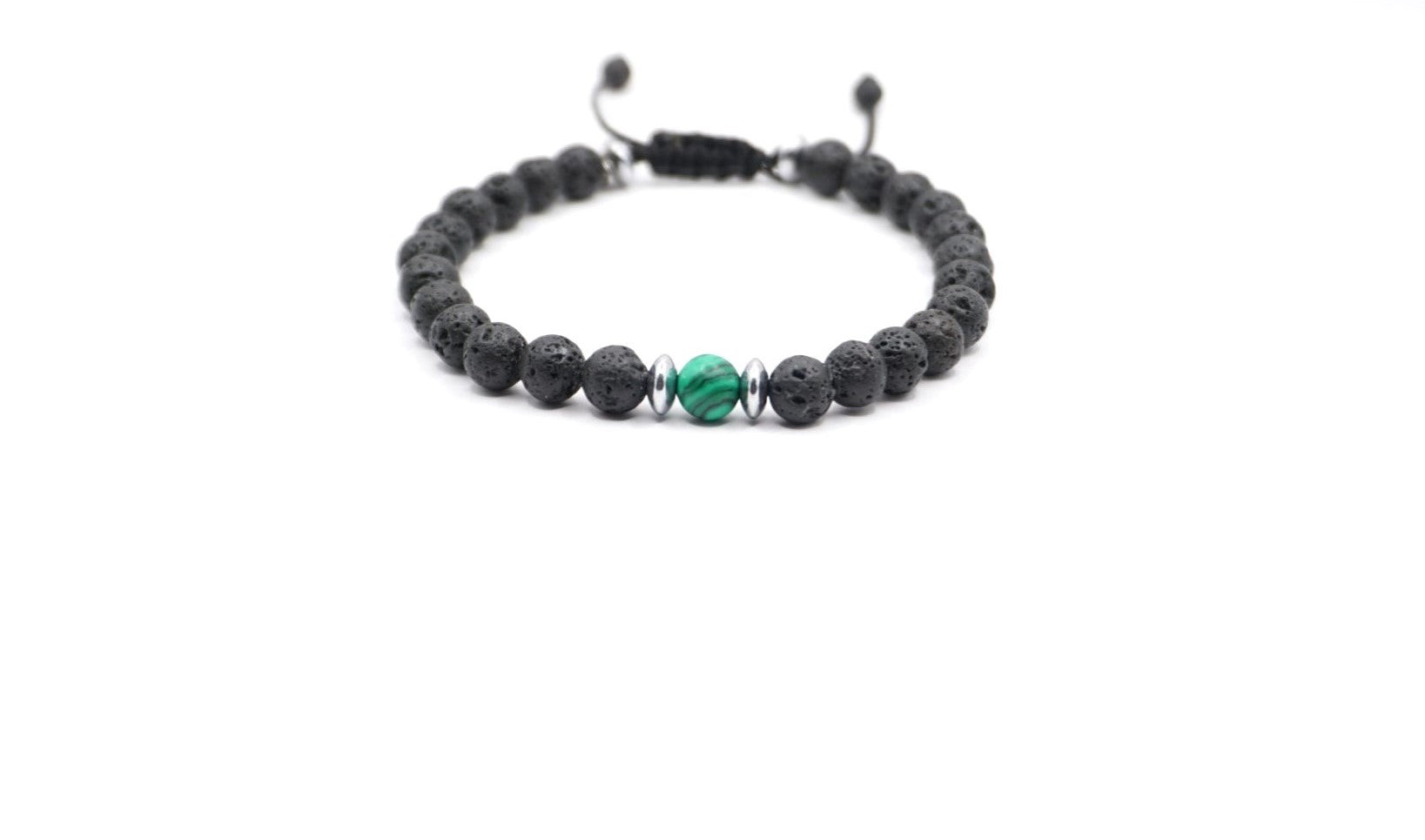 Handmade Bracelet  with Malachite