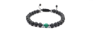 Handmade Bracelet  with Malachite