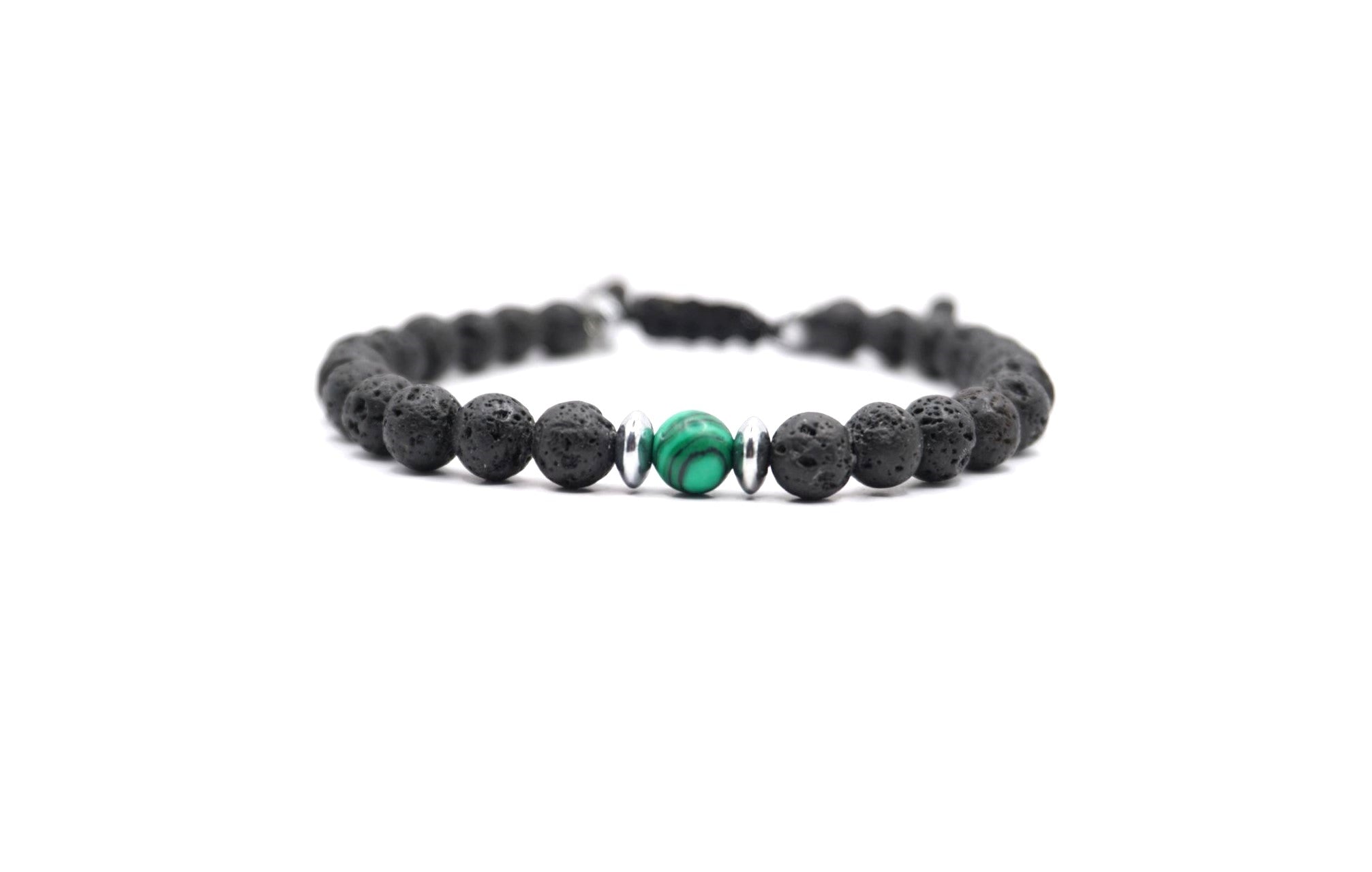 Handmade Bracelet  with Malachite