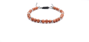 Handmade bracelet with  Goldstone