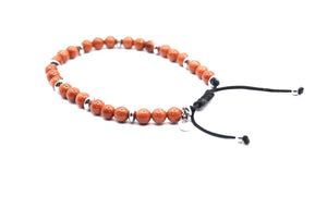 Handmade bracelet with  Goldstone